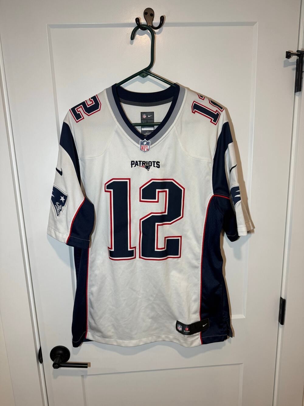Tom Brady New England Patriots On Field Nike Stitched NFL Jersey. Size L
